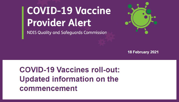 NDIS Vaccination Rollout