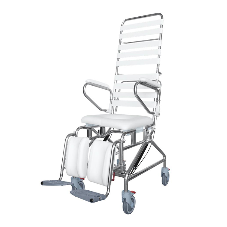 KCare Tilt In Space Commode with Swing Away Footrest
