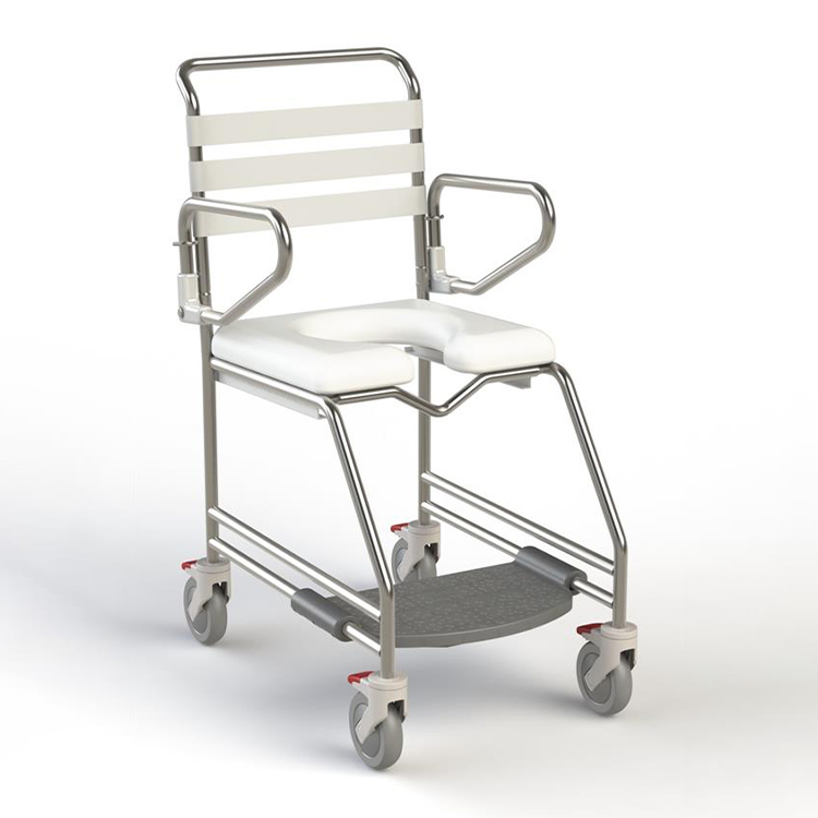 KCare Transit Commode with Weight Bearing Footplate