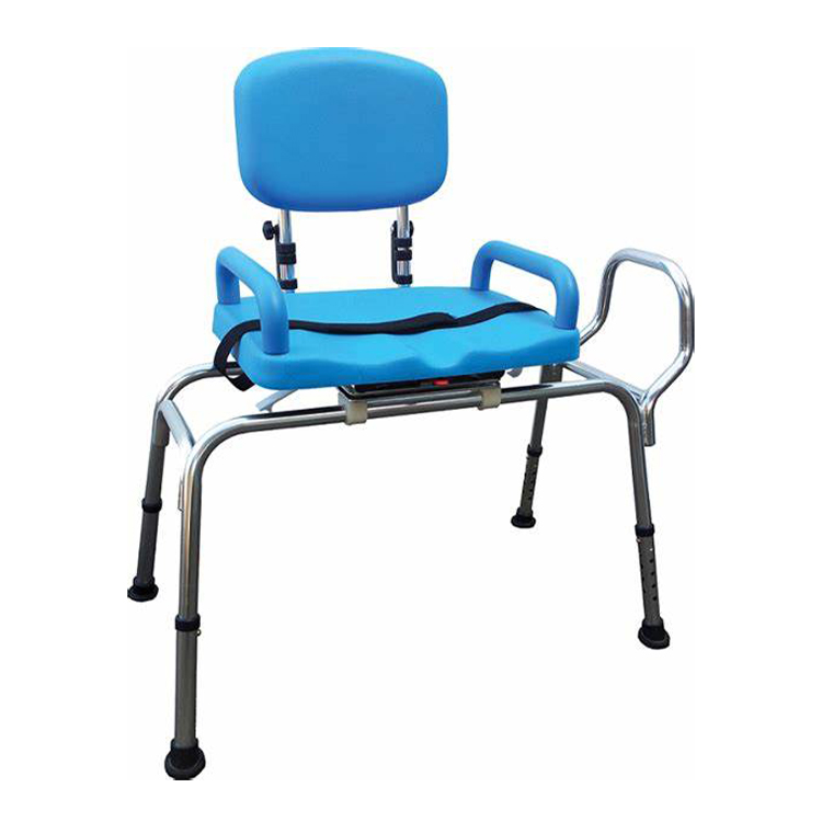 HospEquip Bath Transfer Bench with Rotating Seat
