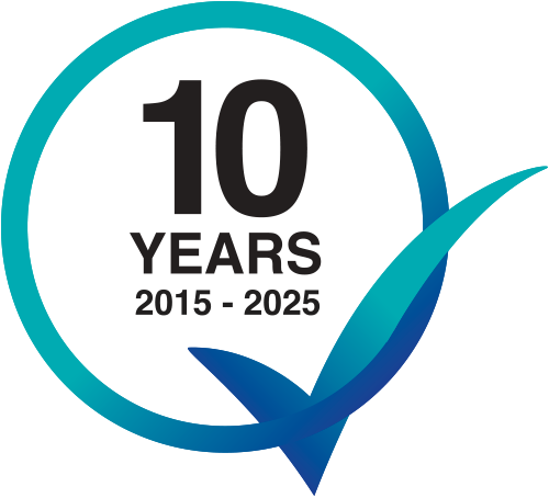 10 Years Badge 10 Years Badge