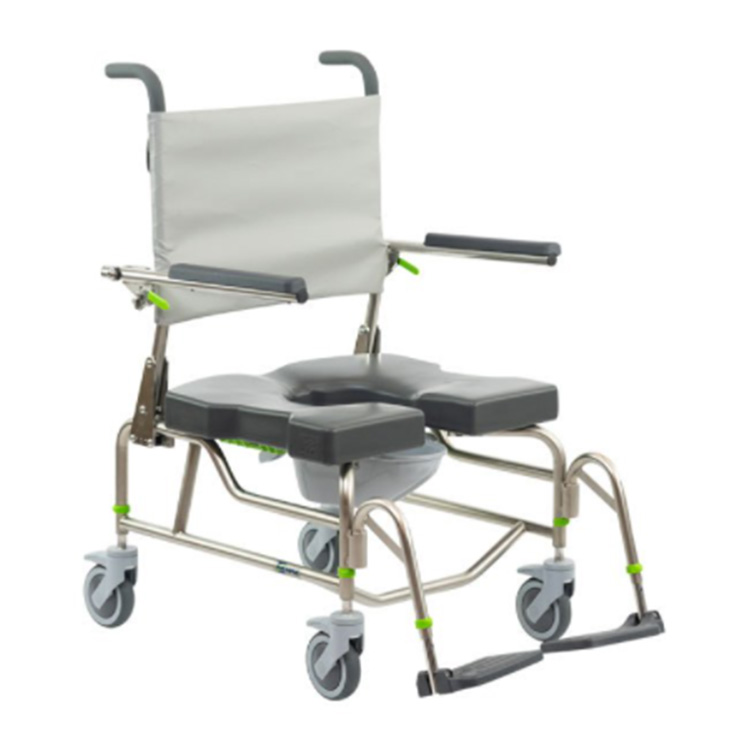 RAZ-AP600 Attendant Propel Heavy Duty Rehab Shower Commode